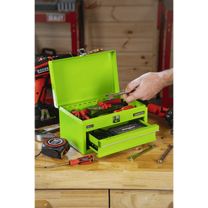 Sealey Superline Pro® Mini Toolbox with Drawer - Green - APMTB3 - APMTB3 - Sealey Tools UK - Trade Counter Direct
