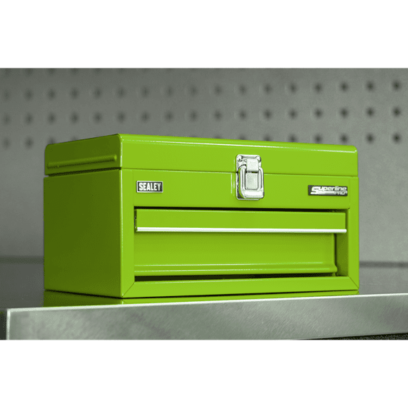 Sealey Superline Pro® Mini Toolbox with Drawer - Green - APMTB3 - APMTB3 - Sealey Tools UK - Trade Counter Direct