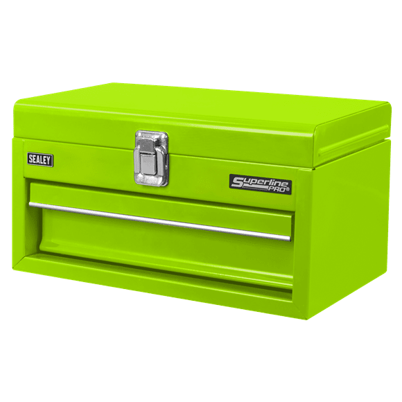 Sealey Superline Pro® Mini Toolbox with Drawer - Green - APMTB3 - APMTB3 - Sealey Tools UK - Trade Counter Direct