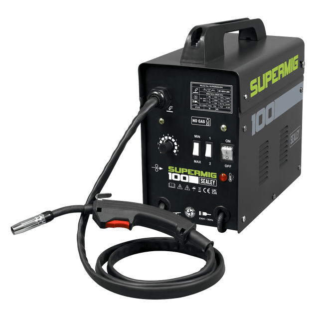 Sealey SUPERMIG100 No - Gas MIG Welder 100A 230V - SUPERMIG100 - Sealey Tools UK - Trade Counter Direct
