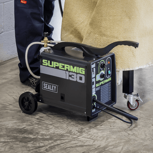 Sealey SUPERMIG130 Mini Portable Gas/Gasless MIG Welder 130A 230V - SUPERMIG130 - Sealey Tools UK - Trade Counter Direct
