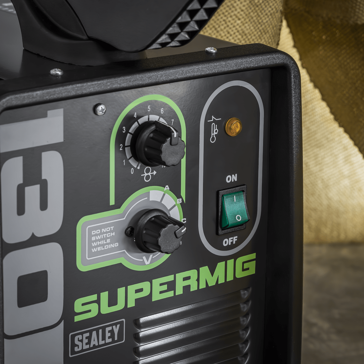 Sealey SUPERMIG130 Mini Portable Gas/Gasless MIG Welder 130A 230V - SUPERMIG130 - Sealey Tools UK - Trade Counter Direct