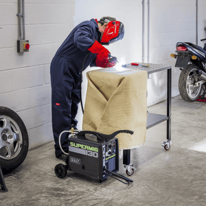 Sealey SUPERMIG130 Mini Portable Gas/Gasless MIG Welder 130A 230V - SUPERMIG130 - Sealey Tools UK - Trade Counter Direct