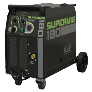 Sealey SUPERMIG180 Professional Gas/Gasless MIG Welder with Binzel® Euro Torch 180A 230V - SUPERMIG180 - Sealey Tools UK - Trade Counter Direct