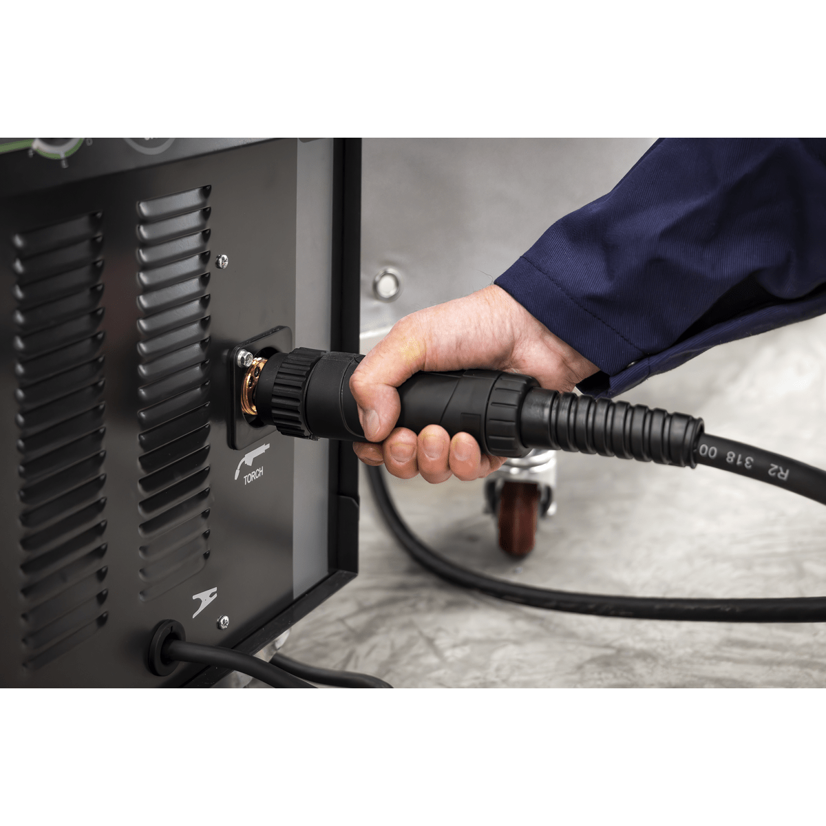 Sealey SUPERMIG180 Professional Gas/Gasless MIG Welder with Binzel® Euro Torch 180A 230V - SUPERMIG180 - Sealey Tools UK - Trade Counter Direct