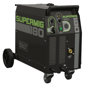 Sealey SUPERMIG180 Professional Gas/Gasless MIG Welder with Binzel® Euro Torch 180A 230V - SUPERMIG180 - Sealey Tools UK - Trade Counter Direct