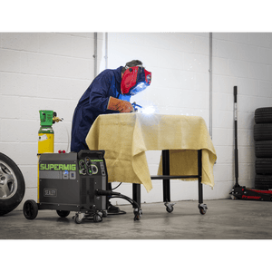 Sealey SUPERMIG180 Professional Gas/Gasless MIG Welder with Binzel® Euro Torch 180A 230V - SUPERMIG180 - Sealey Tools UK - Trade Counter Direct