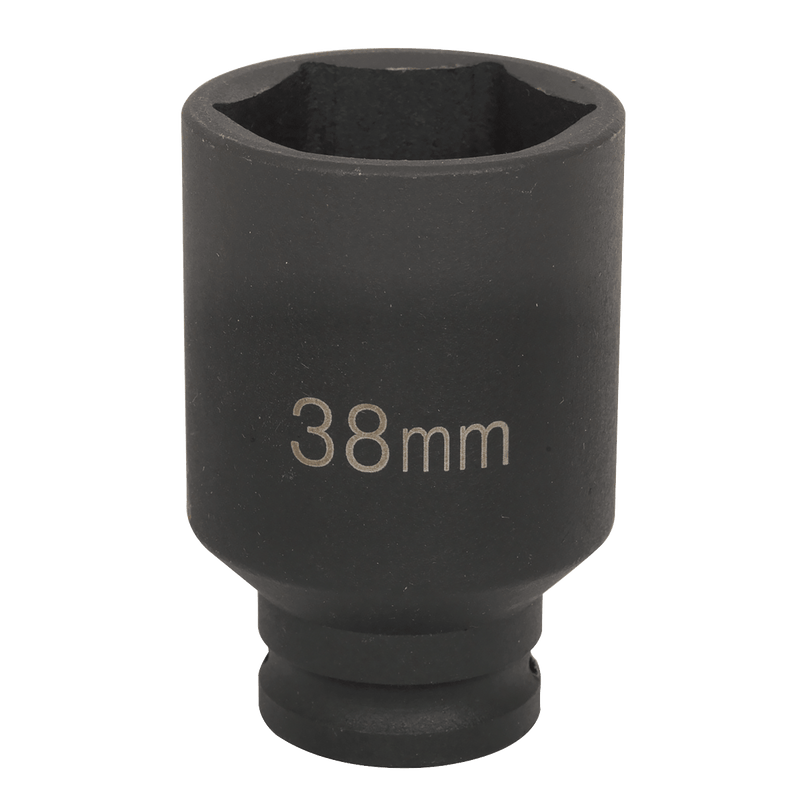 Sealey SX001 Deep Impact Socket 1/2"Sq Drive 38mm - SX001 - Sealey Tools UK - Trade Counter Direct