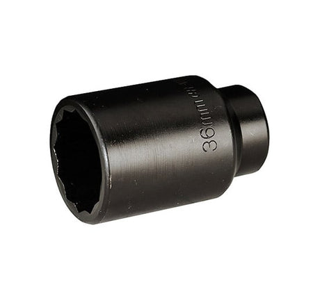 Sealey SX006 Impact Socket 36mm Bi - Hex Deep 1/2in Sq Drive - Steering, Hub & Suspension - SLY-9887 - Sealey Tools UK - Trade Counter Direct