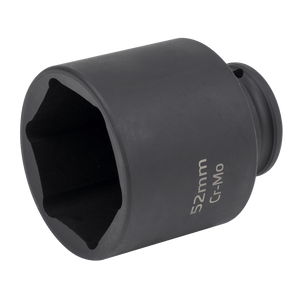 Sealey SX010 Impact Socket 1/2"Sq Drive 52mm - SX010 - Sealey Tools UK - Trade Counter Direct
