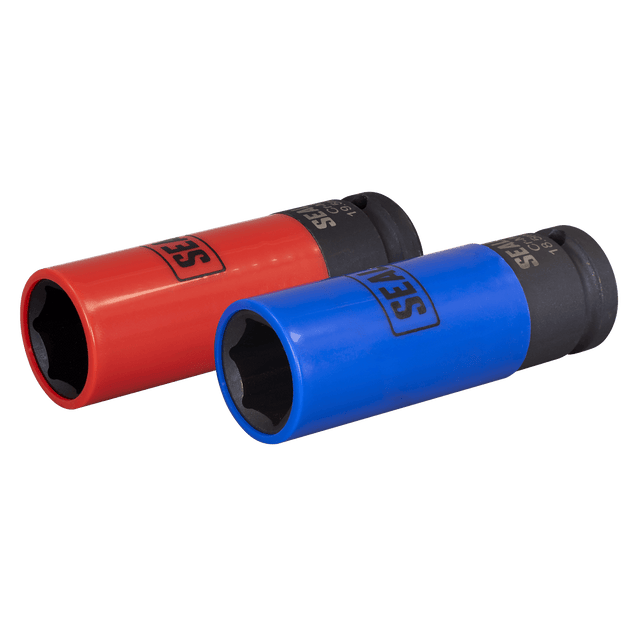 Sealey SX01819 Alloy Wheel Impact Socket Set 1/2"Sq Drive 2pc - SX01819 - Sealey Tools UK - Trade Counter Direct