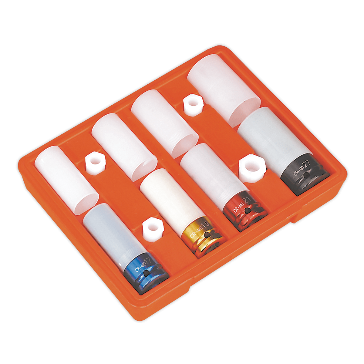 Sealey SX030 Alloy Wheel Impact Socket Set 1/2"Sq Drive 4pc - SX030 - Sealey Tools UK - Trade Counter Direct