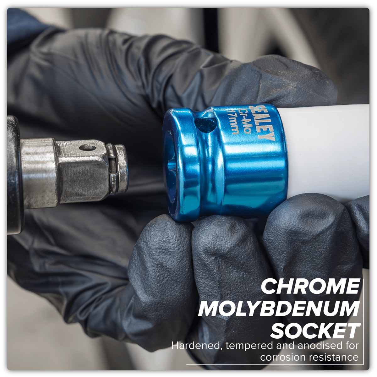 Sealey SX03017 Alloy Wheel Impact Socket 1/2"Sq Drive 17mm - SX03017 - Sealey Tools UK - Trade Counter Direct