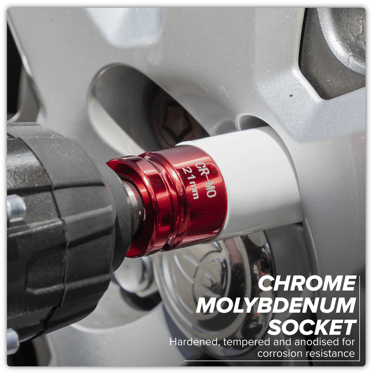 Sealey SX03021 Alloy Wheel Impact Socket 1/2"Sq Drive 21mm - SX03021 - Sealey Tools UK - Trade Counter Direct