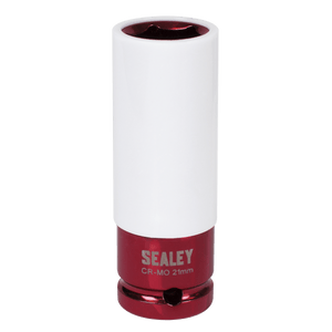 Sealey SX03021 Alloy Wheel Impact Socket 1/2"Sq Drive 21mm - SX03021 - Sealey Tools UK - Trade Counter Direct