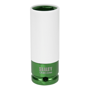 Sealey SX03022 Alloy Wheel Impact Socket 1/2"Sq Drive 22mm - SX03022 - Sealey Tools UK - Trade Counter Direct