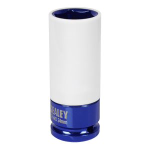 Sealey SX03024 Alloy Wheel Impact Socket 1/2"Sq Drive 24mm - SX03024 - Sealey Tools UK - Trade Counter Direct