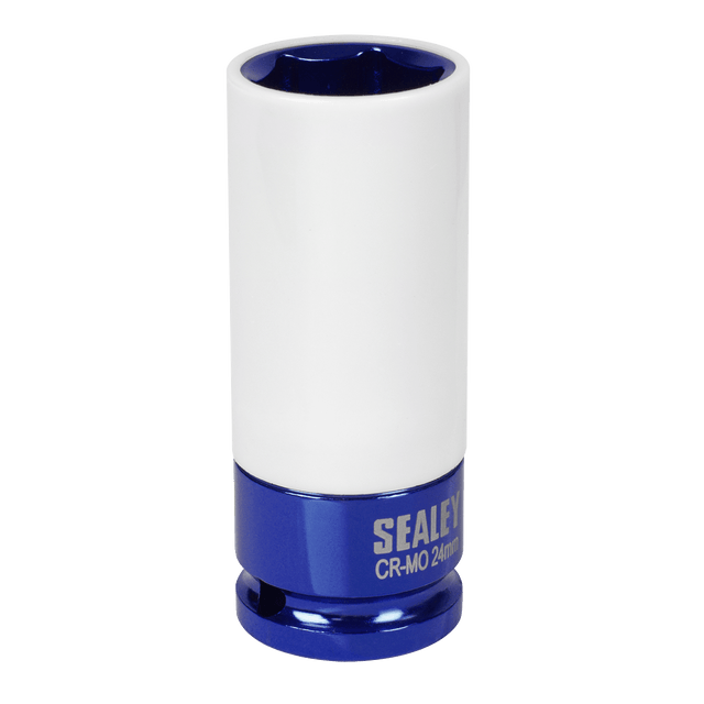 Sealey SX03024 Alloy Wheel Impact Socket 1/2"Sq Drive 24mm - SX03024 - Sealey Tools UK - Trade Counter Direct