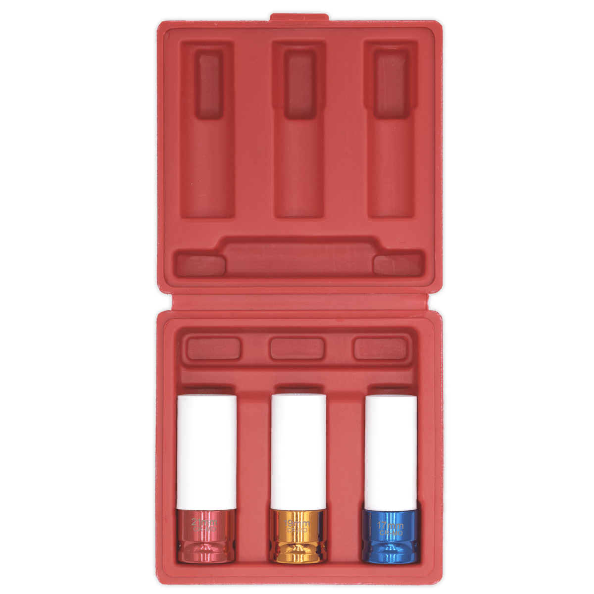 Sealey SX031 Alloy Wheel Impact Socket Set 1/2"Sq Drive 3pc - SX031 - Sealey Tools UK - Trade Counter Direct