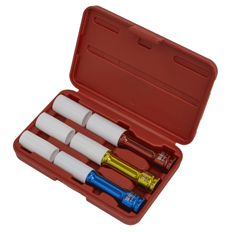 Sealey SX031D Alloy Wheel Impact Socket Set 1/2"Sq Drive 3pc - SX031D - Sealey Tools UK - Trade Counter Direct