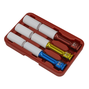 Sealey SX031D Alloy Wheel Impact Socket Set 1/2"Sq Drive 3pc - SX031D - Sealey Tools UK - Trade Counter Direct