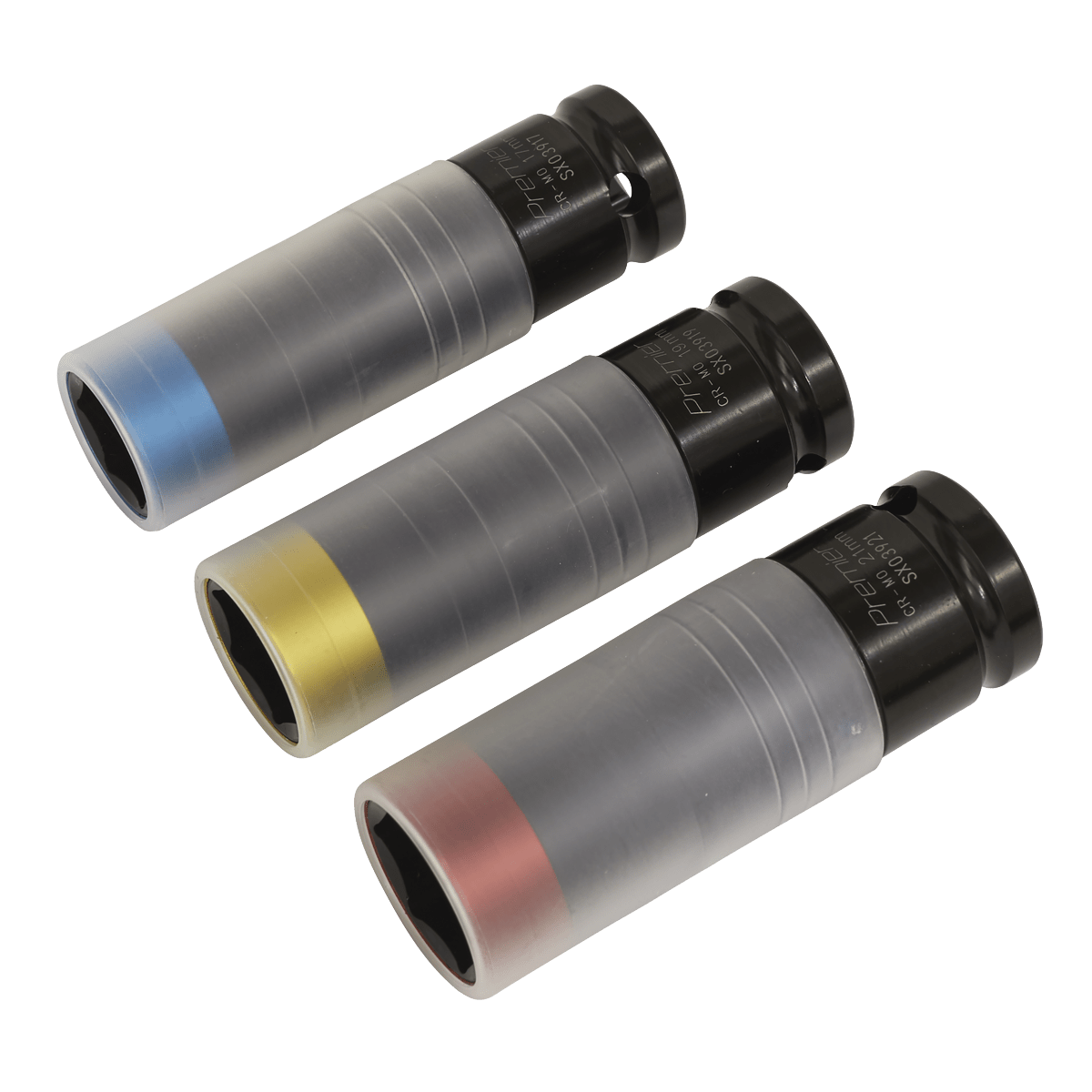 Sealey SX039 Premier Alloy Wheel Ultra-Power Impact Socket Set 1/2"Sq Drive 3pc - SX039 - Sealey Tools UK - Trade Counter Direct