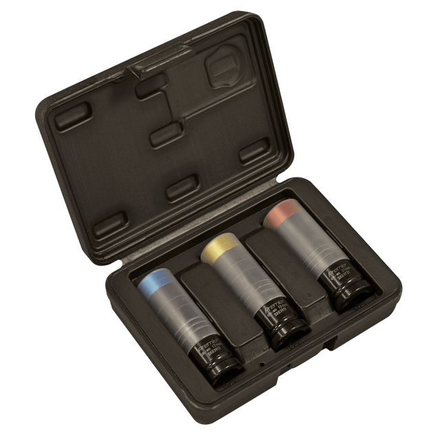 Sealey SX039 Premier Alloy Wheel Ultra-Power Impact Socket Set 1/2"Sq Drive 3pc - SX039 - Sealey Tools UK - Trade Counter Direct