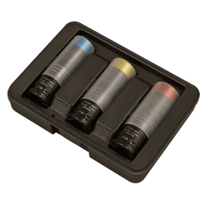 Sealey SX039 Premier Alloy Wheel Ultra-Power Impact Socket Set 1/2"Sq Drive 3pc - SX039 - Sealey Tools UK - Trade Counter Direct