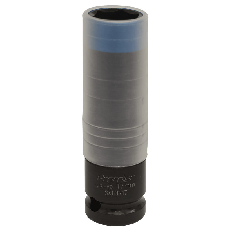 Sealey SX03917 Premier Alloy Wheel Ultra-Power Impact Socket 1/2"Sq Drive 17mm - SX03917 - Sealey Tools UK - Trade Counter Direct