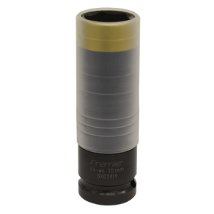 Sealey SX03919 Premier Alloy Wheel Ultra-Power Impact Socket 1/2"Sq Drive 19mm - SX03919 - Sealey Tools UK - Trade Counter Direct
