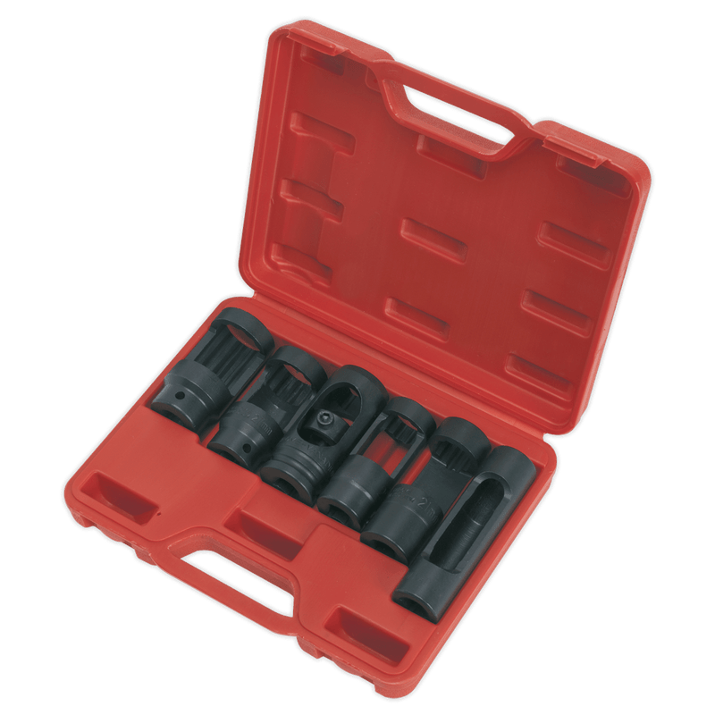 Sealey SX0401 Diesel Injector Window Socket Set 1/2"Sq Drive 6pc - SX0401 - Sealey Tools UK - Trade Counter Direct
