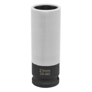 Sealey SX0421 Alloy Wheel Star Profile Impact Socket for Hyundai 1/2"Sq Drive 21mm - SX0421 - Sealey Tools UK - Trade Counter Direct