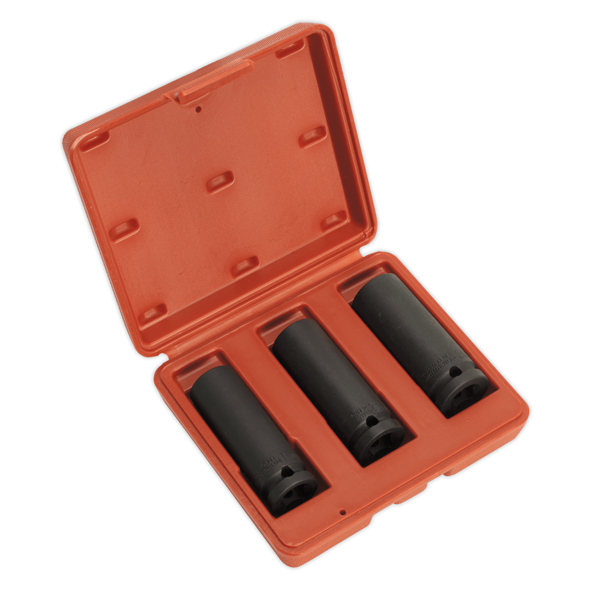 Sealey SX043 Deep Impact Socket Set 1/2"Sq Drive 3pc - SX043 - Sealey Tools UK - Trade Counter Direct
