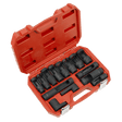 Sealey SX045 Oxygen & Diesel Injector Window Socket Set 1/2"Sq Drive 14pc - SX045 - Sealey Tools UK - Trade Counter Direct