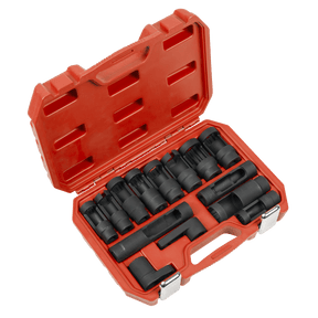 Sealey SX045 Oxygen & Diesel Injector Window Socket Set 1/2"Sq Drive 14pc - SX045 - Sealey Tools UK - Trade Counter Direct