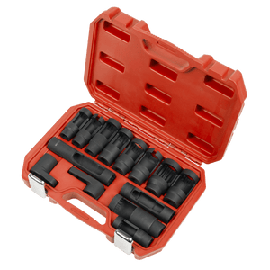 Sealey SX045 Oxygen & Diesel Injector Window Socket Set 1/2"Sq Drive 14pc - SX045 - Sealey Tools UK - Trade Counter Direct