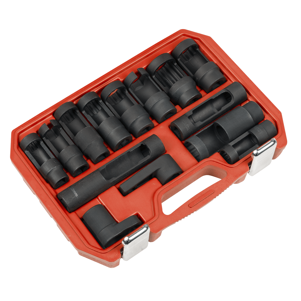 Sealey SX045 Oxygen & Diesel Injector Window Socket Set 1/2"Sq Drive 14pc - SX045 - Sealey Tools UK - Trade Counter Direct