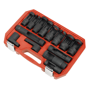Sealey SX045 Oxygen & Diesel Injector Window Socket Set 1/2"Sq Drive 14pc - SX045 - Sealey Tools UK - Trade Counter Direct