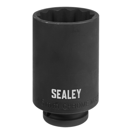 Sealey SX046 1/2"Sq Drive 46mm 12 - Point Impact Socket - SX046 - Sealey Tools UK - Trade Counter Direct
