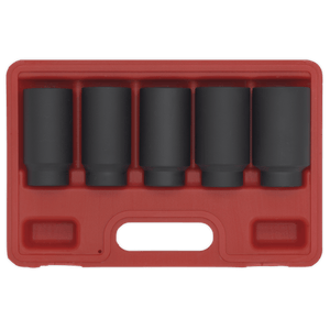 Sealey SX050 Impact Hub Nut Socket Set 1/2"Sq Drive 5pc - SX050 - Sealey Tools UK - Trade Counter Direct