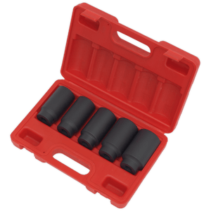 Sealey SX050 Impact Hub Nut Socket Set 1/2"Sq Drive 5pc - SX050 - Sealey Tools UK - Trade Counter Direct