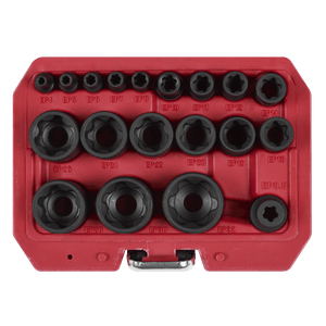 Sealey SX097 External TRX-P* Socket Set 19pc - SX097 - Sealey Tools UK - Trade Counter Direct