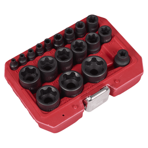 Sealey SX097 External TRX-P* Socket Set 19pc - SX097 - Sealey Tools UK - Trade Counter Direct