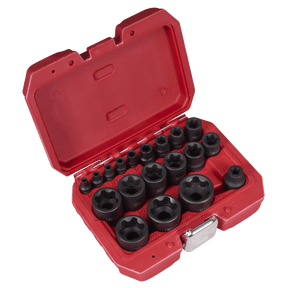 Sealey SX097 External TRX-P* Socket Set 19pc - SX097 - Sealey Tools UK - Trade Counter Direct