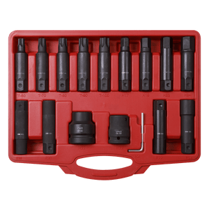 Sealey SX098 Impact Hex, TRX-Star* & TRX-Star* Female Socket Bit Set 3/4" & 1"Sq Drive 16pc - SX098 - Sealey Tools UK - Trade Counter Direct