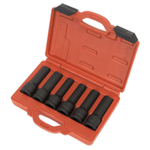 Sealey SX099 Impact & TRX-Star* Female Deep Socket Set 3/4"Sq Drive 12-Point 6pc - SX099 - Sealey Tools UK - Trade Counter Direct