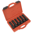 Sealey SX099 Impact & TRX-Star* Female Deep Socket Set 3/4"Sq Drive 12-Point 6pc - SX099 - Sealey Tools UK - Trade Counter Direct