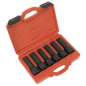 Sealey SX099 Impact & TRX-Star* Female Deep Socket Set 3/4"Sq Drive 12-Point 6pc - SX099 - Sealey Tools UK - Trade Counter Direct