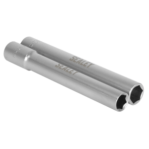 Sealey SX1012 Extra-Deep Socket Set 3/8"Sq Drive 2pc - SX1012 - Sealey Tools UK - Trade Counter Direct