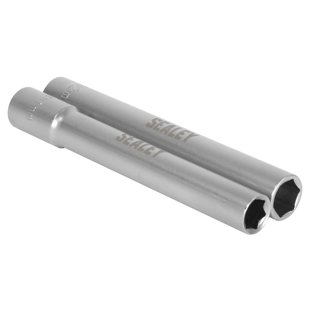Sealey SX1012 Extra-Deep Socket Set 3/8"Sq Drive 2pc - SX1012 - Sealey Tools UK - Trade Counter Direct